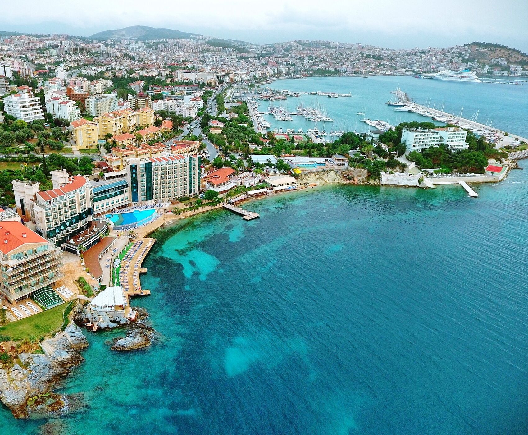 بدروم - دیدیم - کوش آداسی - ازمیر - آلاکاتی - چسمه - فوچا - شیرینجه